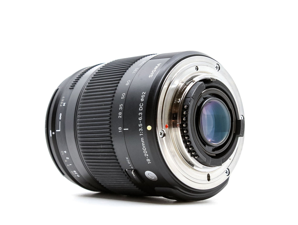 Sigma 18-200mm f/3.5-6.3 DC Macro OS HSM Contemporary - Nikon Fit - segunda mano - excelente estado - detalle 3 de 3 - SKU 37