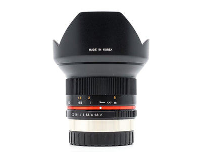 Samyang 12mm f/2 NCS CS - Fujifilm X Anschluss