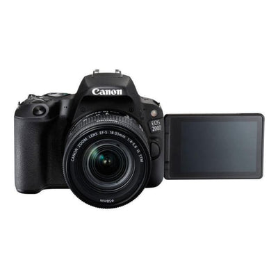 Canon EOS 200D SLR - Schwarz + Canon EF-S 18-55mm f/4-5.6 IS STM