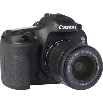 EOS 7D SLR - Schwarz + Canon 18-55mm f/3.5-5.6 IS STM f/3.5-5.6