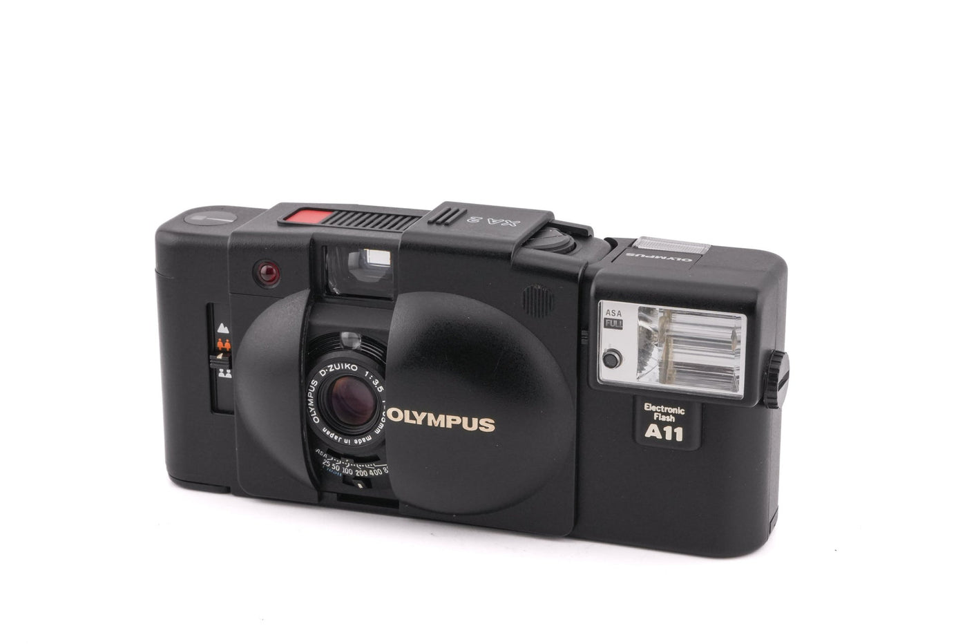 Olympus XA2 + A11 Elektronenblitz · Hauptbild
