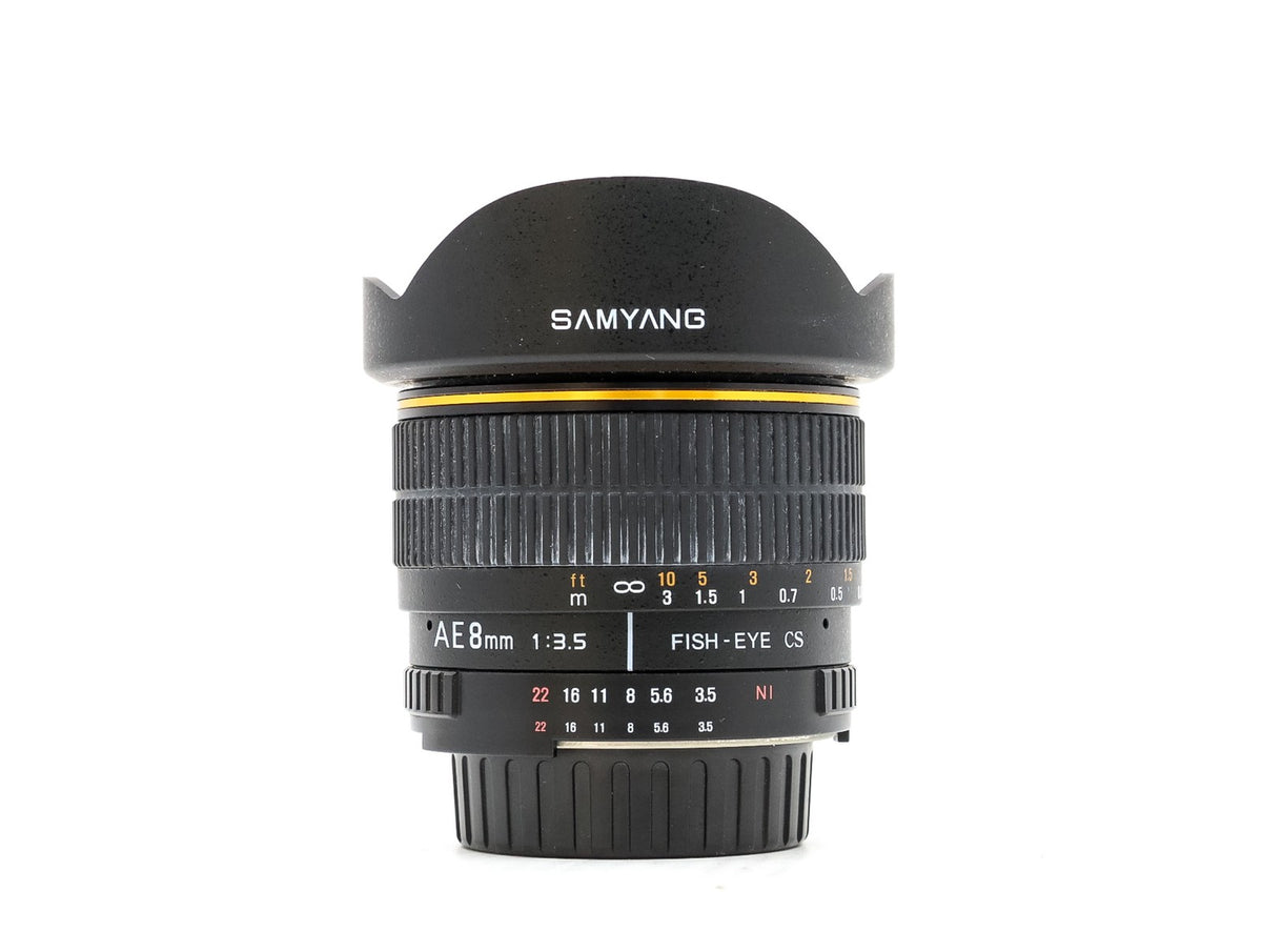 Samyang 8mm f/3.5 Fisheye AE CS - Nikon Fit · Hauptbild