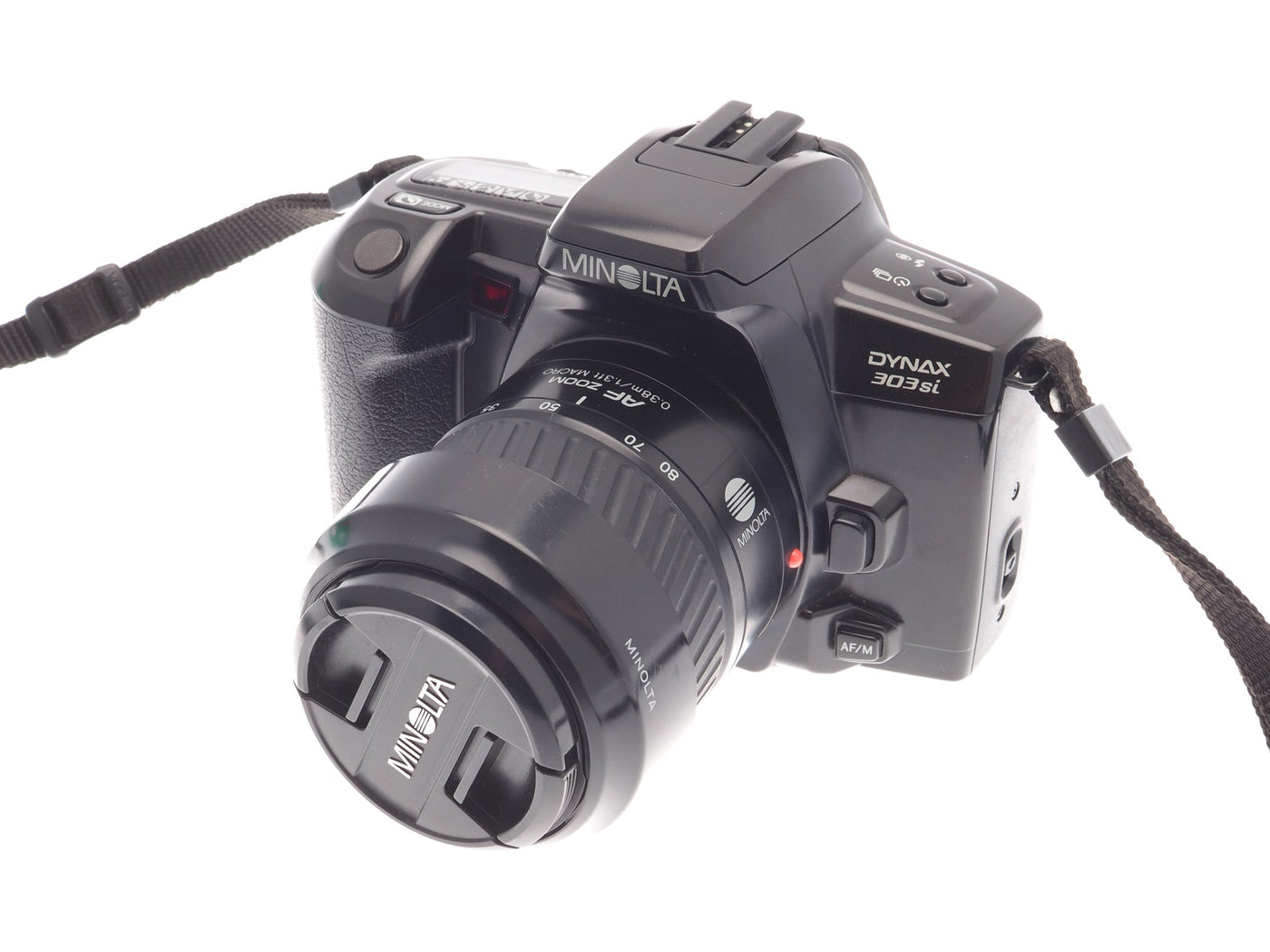 Minolta Dynax 303Si + 35-80mm f4-5.6 AF Zoom + Gegenlichtblende für A 35-80mm f4-5.6 · main image