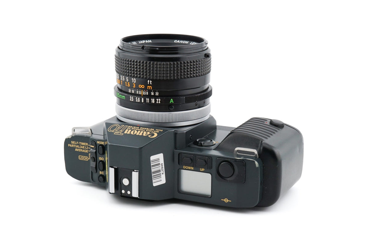 Canon T70 + 35mm f3.5 SC 