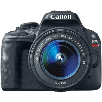 Canon EOS Rebel SL1 SLR - Schwarz + Canon EF-S 18-55mm f/3.5-5.6 IS STM Objektiv