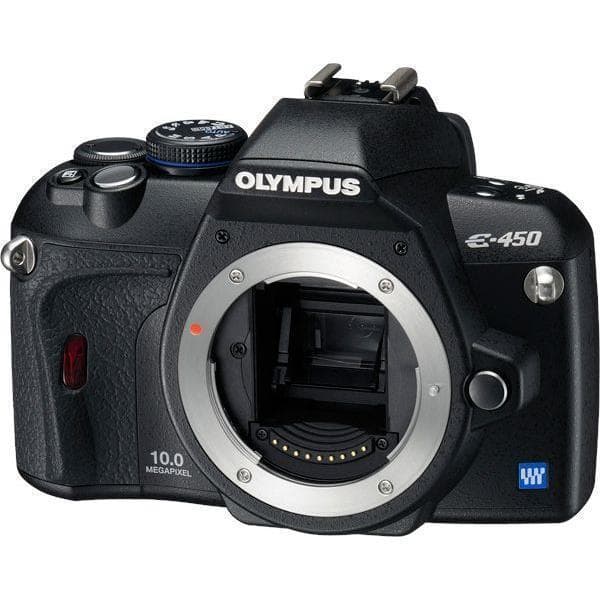 SLR E-450 - Schwarz + Olympus 14-42mm 1:3.5-5.6 ED f/3.5 · Hauptbild
