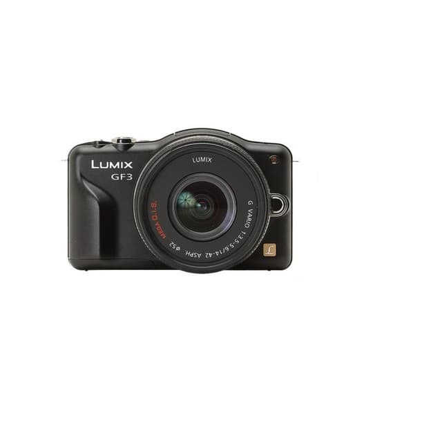 Lumix DMC-GF3 - Schwarz + Panasonic Lumix G Vario 14-42 mm f/3.5-5.6 · Hauptbild