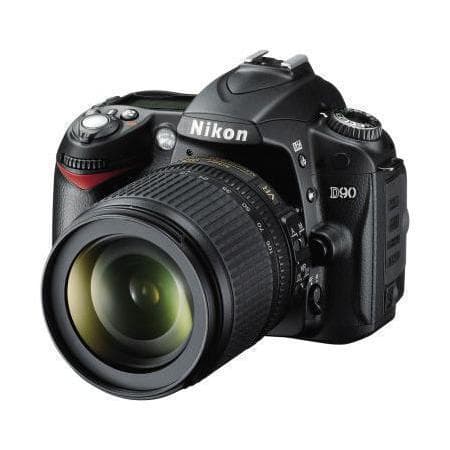 D90 SLR - Black + Nikon Nikkor AF-S DX VR 18-105mm f/3.5-5.6G ED f/3.5-5.6  · main image