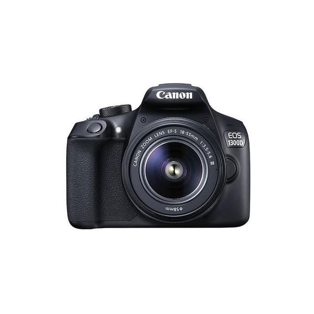 Canon EOS 1300D - Schwarz + Canon EF-S 18-55mm f/3.5-5.6 DC III · Hauptbild