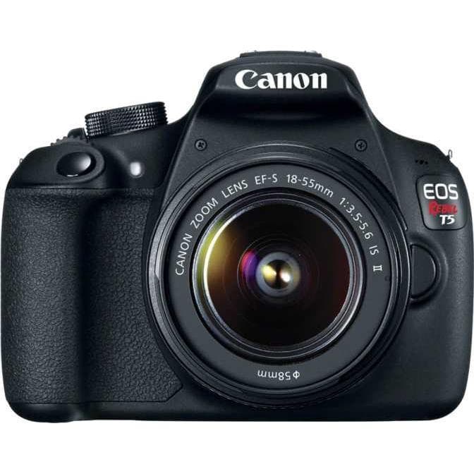 Canon EOS Rebel T5i SLR - Schwarz + Canon EF-S 18-55mm f/3.5-5.6 IS II · Hauptbild