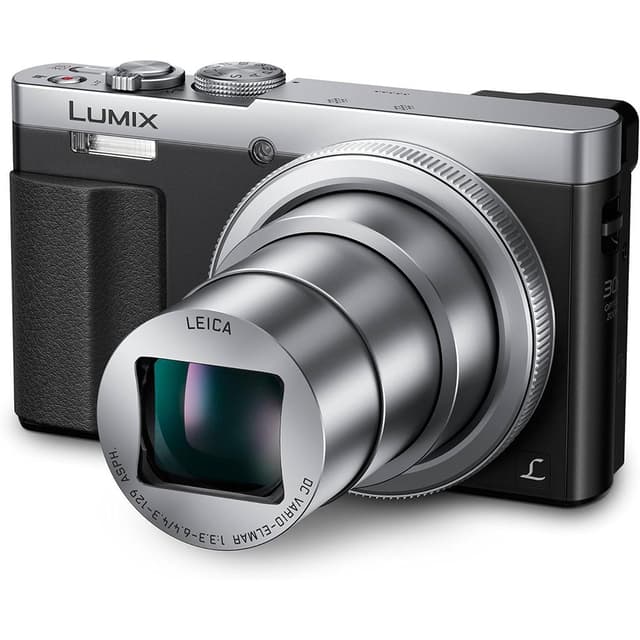 Lumix DMC-TZ71 Compact Camera - Black/Silver + Leica DC Vario-Elmar 24-720mm f/3.3-6.4 ASPH. f/3.3-6.4 