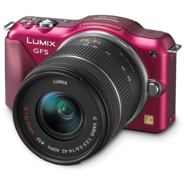Lumix DMC-GF5 - Rosa + Lumix G 14-42 mm f/3.5-5.6 · Hauptbild