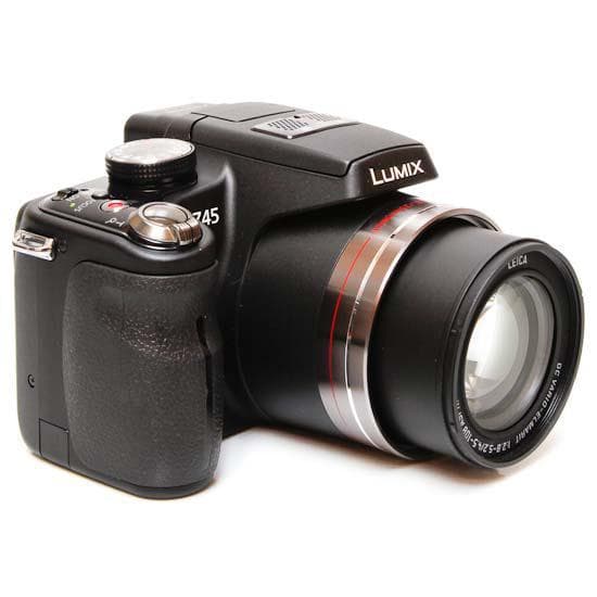 Bridge Lumix DMC-FZ45 Camera - Black + Panasonic Leica DC Vario-Elmarit 4.5-108mm f/2.8–5.2 ASPH f/2.8–5.2 