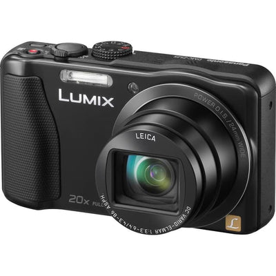Lumix DMC-ZS25 Kompaktkamera - Schwarz + Panasonic Leica DC Vario-Elmar 24–480mm f/3.3–6.4
