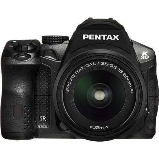 Reflex K-30 - Schwarz + Pentax smc Pentax-DAL 18-55mm f/3.5-5.6 AL · Hauptbild