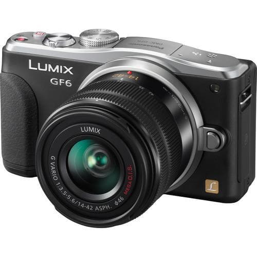 Lumix DMC-GF6X - Schwarz + Panasonic Lumix G Vario 14-42mm f/3.5-5.6 II ASPH Mega OIS f/3.5-5.6 · Hauptbild