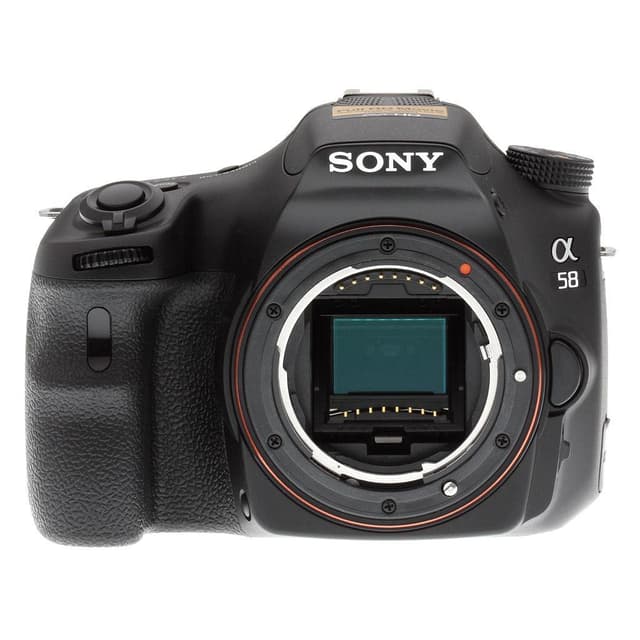 SLT-A58 Spiegelreflexkamera - Schwarz + Sony DT 18-55mm f/3.5-5.6 SAM II f/3.5-5.6 · Hauptbild