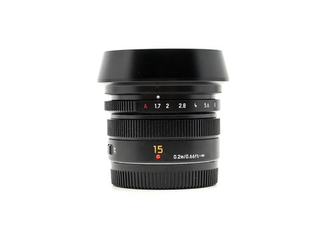 Panasonic Leica DG Summilux 15mm f/1.7 ASPH. - segunda mano - excelente estado - foto principal - SKU 3793597 - Camera Market