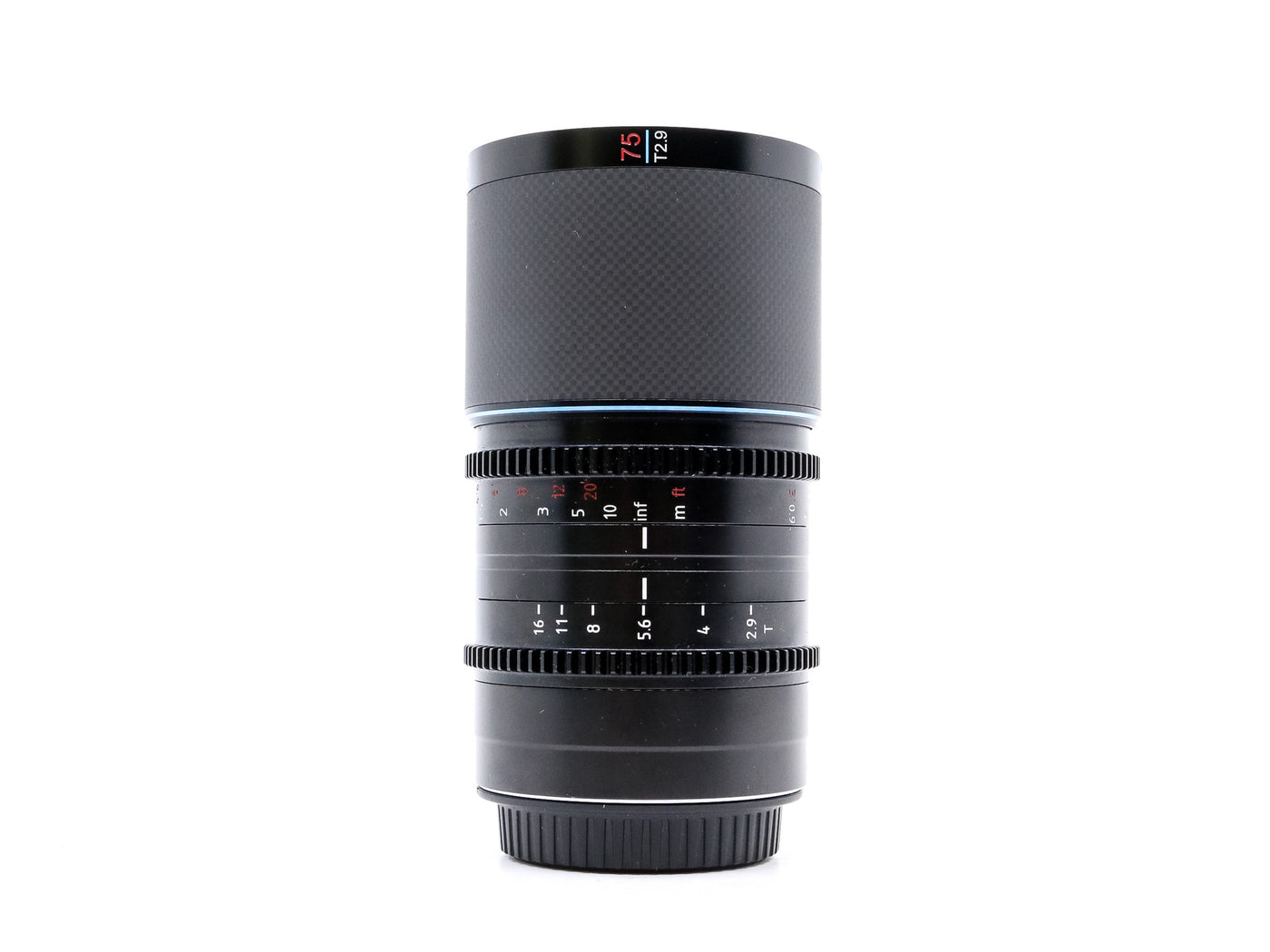 Sirui Saturn 75mm T2.9 1.6x Anamorphic [Blauer Flare] – Sony FE · main image