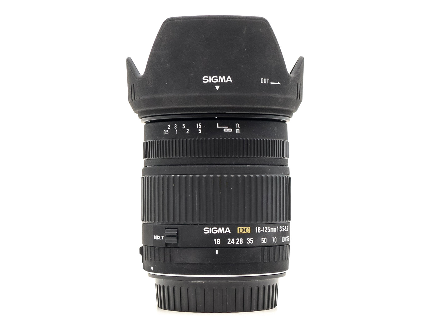 Sigma 18-125mm f/3.8-5.6 DC OS HSM - Canon EF-S Fit  · main image