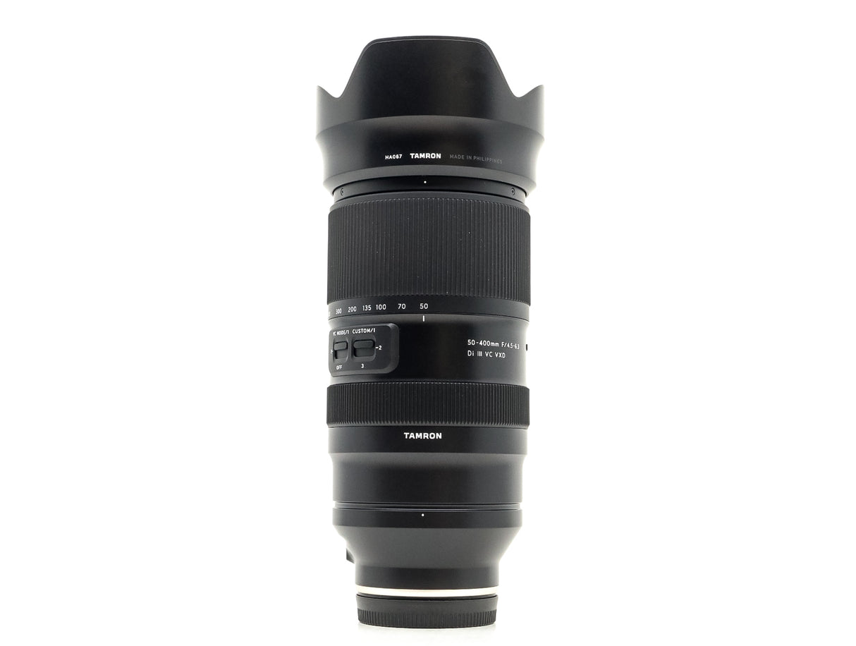 Tamron 50-400mm f/4.5-6.3 Di III VC VXD - Sony E Fit 