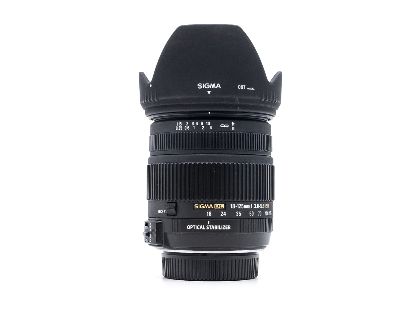 Sigma 18-125mm f/3.8-5.6 DC OS HSM - Nikon Anschluss · main image