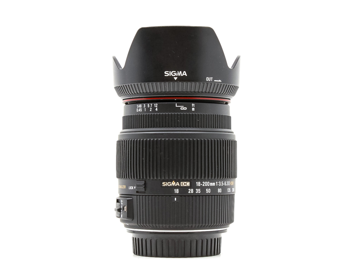 Sigma 18-200mm f/3.5-6.3 DC OS HSM II - Canon EF-S Fit  · main image