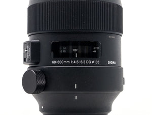 Sigma 60-600mm f/4.5-6.3 DG OS HSM SPORT - Canon EF Fit - segunda mano - excelente estado - detalle 4 de 4 - SKU 3790610 - Ca