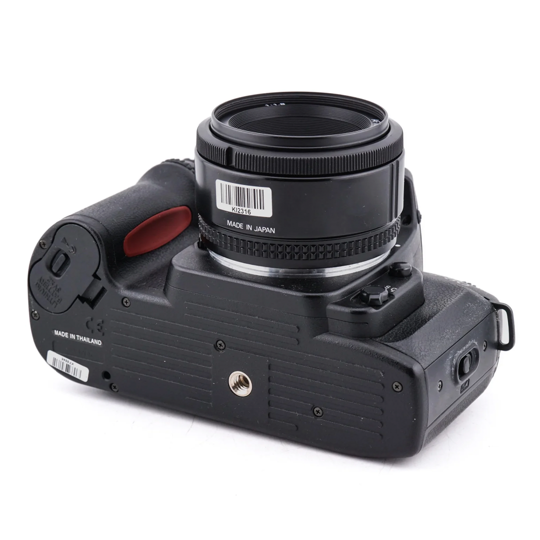 Nikon F80 + 50mm f1.8 AF Nikkor - 35mm SLR Premium Film Camera 