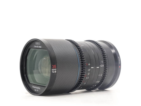 Sirui Saturn 35mm T2.9 1.6x Anamorphic [Neutral Flare] - Sony FE Fit - segunda mano - excelente estado - detalle 2 de 3 - SKU