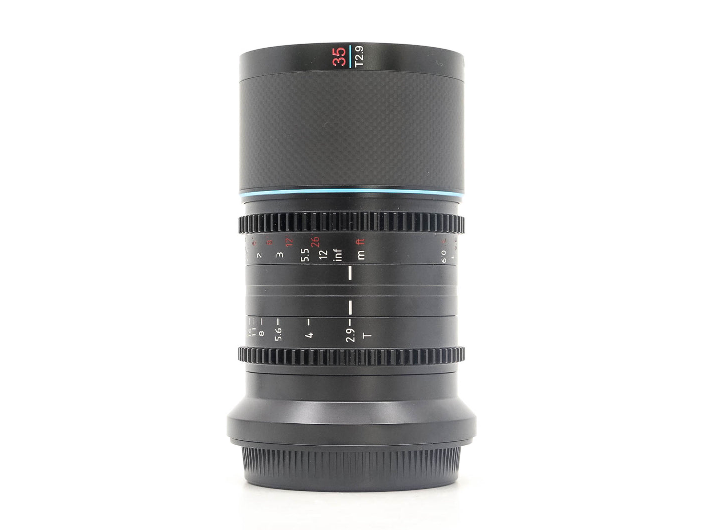 Sirui Saturn 35mm T2.9 1.6x Anamorphic [Neutral Flare] - Canon RF Anschluss · main image