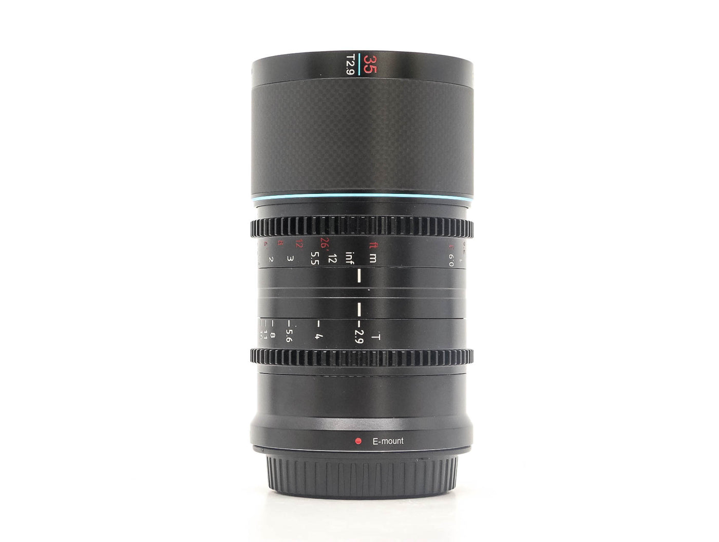 Sirui Saturn 35mm T2.9 1.6x Anamorphic [Blauer Flare] - Canon RF Anschluss · main image