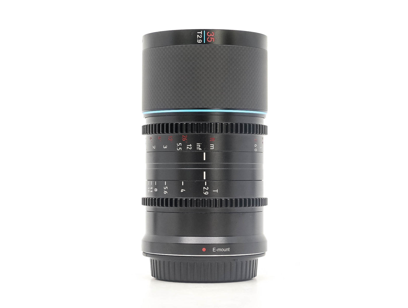 Sirui Saturn 35mm T2.9 1.6x Anamorphic [Blue Flare] – Sony FE · main image