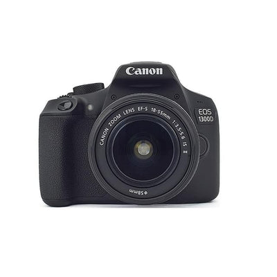 Canon EOS 1300D Spiegelreflexkamera - Schwarz + Canon EF-S 18-55mm f/3.5-5.6 IS II Objektiv