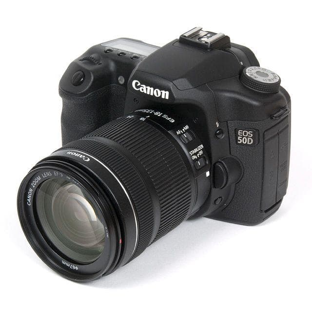 Canon EOS 50D Spiegelreflexkamera - Schwarz + Canon EF-S 18-55mm f/4-5.6 IS II · Hauptbild
