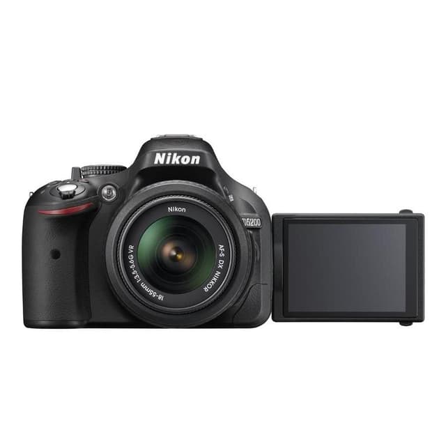 SLR D5200 - Schwarz + Nikon AF-S DX Nikkor 18-55mm f/3.5-5.6G ED II + AF-S DX VR 55-200 mm f/4-5.6 G IF ED f/3.5-5.6 + f/4-5.6 · Hauptbild