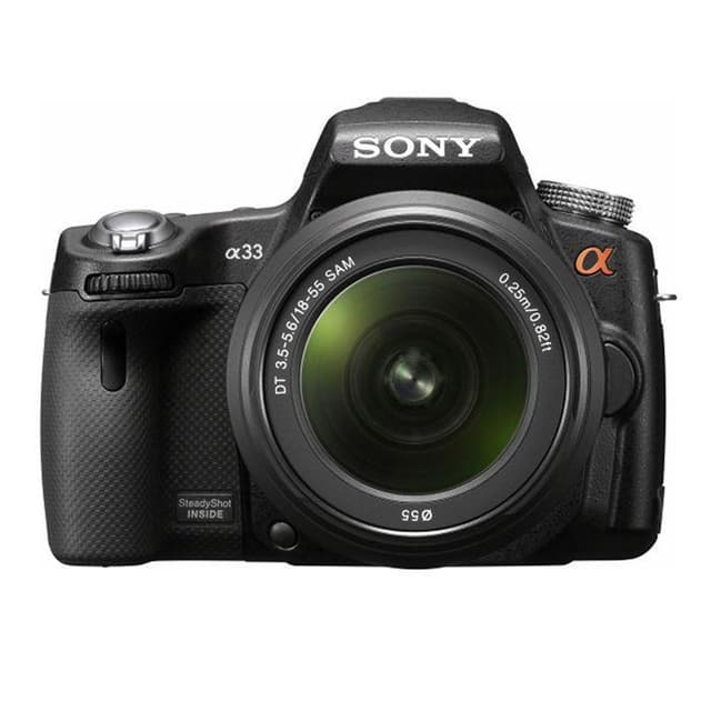 SLT-A33 Spiegelreflexkamera - Schwarz + Sony DT 18-55mm f/3.5-5.6 SAM · Hauptbild