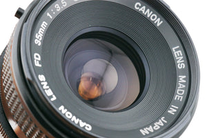 Canon T70 + 35mm f3.5 SC 