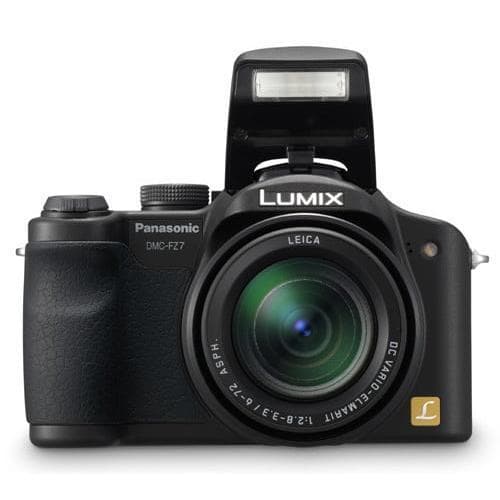 Lumix DMC-FZ7 Bridge Camera - Black + Panasonic Leica DC Vario-Elmar 36-432mm f/2.8-3.3 f/2.8-3.3 