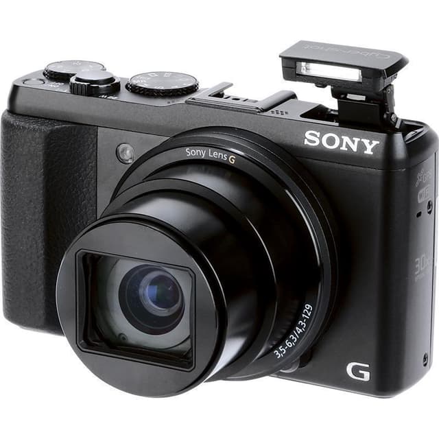 Cyber-shot DSC-HX50 Compact Camera - Black + Sony G 30X Optical Zoom 24-720mm f/3.5-6.3 f/3.5-6.3  · main image