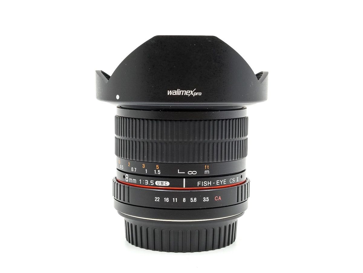 Walimex Pro 8mm F/3.5 UMC CS Fisheye II - Canon EF-M Fit · Hauptbild
