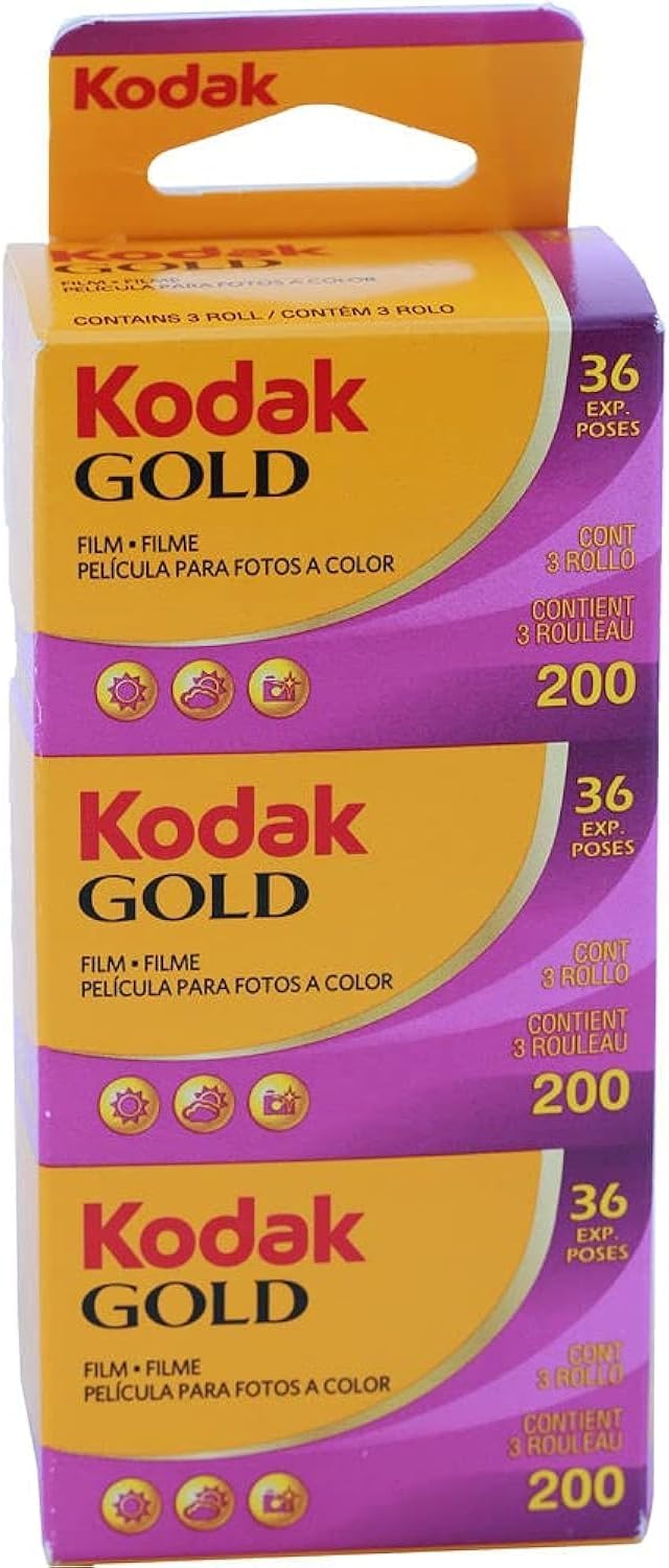 KODAK 35mm GOLD 200 Film / 3er-Pack / GB135-36-Vertikalverpackung · Hauptbild